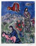 Marc Chagall, Sur La Route Du Village