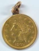 1907 US $2.50 Liberty Gold Piece as Love Token