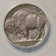 1915 D AU 50 Buffalo Nickel