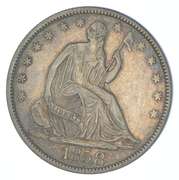 1858 Seated Liberty Half Dollar