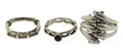 Lot of 11 Sterling Silver Rings