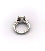 14KT White Gold Near Colorless Diamond Engagement Ring