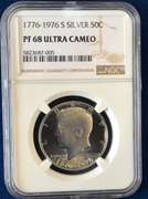 1776-1976 NGC PF 68 Ultra Cameo 50 C