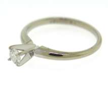 Powerful .18ctw Round Brilliant Cut Solatire Diamond Ring