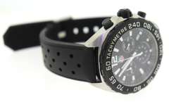 Tag Heuer Formula Chronograph Black Rubber Band Watch