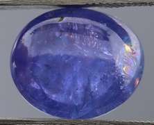 Substantial 7.92 carat blue violet Tanzanite cabochon