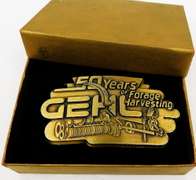Vintage Gehl Forage Harvesting Belt Buckle w/Box