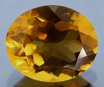 Vibrant 3.38ct 12x10mm oval cut Citrine