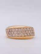 Pave Diamond14kt Solid Yellow Gold Ring