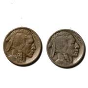1918 D 1920 D Buffalo Nickels