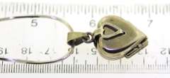Vintage Italian Silver Heart lucket Pendant