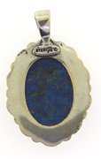 Sterling Silver Lapis Pendant