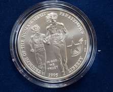 1995 UNC Commemorative Silver Dollar in Capsule