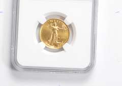 MS70 1994 $10 American Gold Eagle - 1/4 Oz Fine Gold - Graded NGC