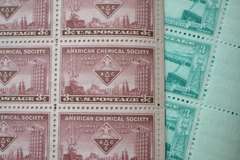 30 Mint 3 Cent US Comm Stamp Sheets 1940-50 Era