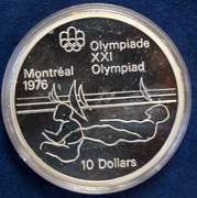 1975 Canada Proof 10 Dollar Silver Coin Sailing
