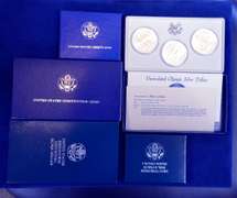 Lot OF 7 Commemorative Silver Dollars