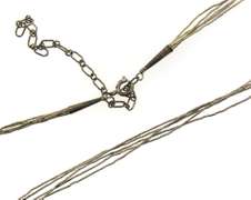 Sterling Silver Multi Strand Necklace