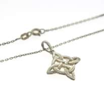 Set of Celtic Knot Pendant and Earrings
