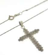 Sterling Silver Cross Pendant on Chain