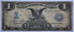 Elliot White $1 1899 Series Black Eagle Note