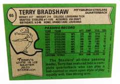 1978 Terry Bradshaw Topps Football Card