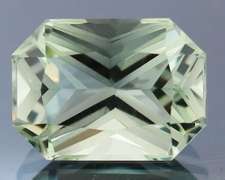 Premium cut 7.76ct platinum green Prasiolite