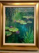 Monet Inspired Pond Painting