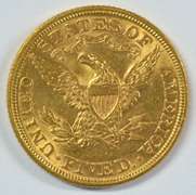 Top end 1895 US $5 Liberty Gold Piece. Sharp