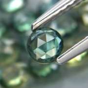 Eye to VS clarity! 3.24ct rose cut Australian Sapphire set