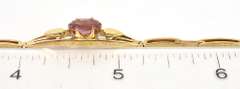 Gorgeous Pink Tourmaline Bracelet in 14KT Yellow Gold