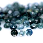 Multi-hue 6.95ct natural blue Sapphire set