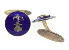 Sterling Silver Cufflinks and Tie Pin