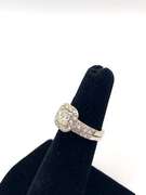 14KT White Gold Near Colorless Diamond Engagement Ring