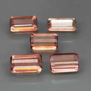 Dynamic 3.65ct Padparadscha Tourmaline set