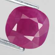 Glistening violet red 2.43ct UNHEATED Ruby