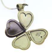 Vintage Italian Silver Heart lucket Pendant