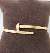 Golden Color Nail Bracelet