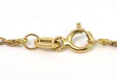 Dainty Diamond Heart Necklace in 14KT Yellow Gold