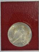 Gem BU 1924 Peace Silver Dollar. MS65 Paramount Hoard