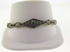 Vintage Sterling Silver Mesh Bracelet