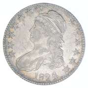 1824 Capped Bust Half Dollar