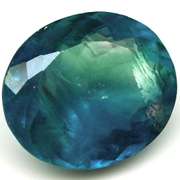 Huge! 40.80ct blended color blue green Fluorite