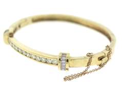 Magnificent 3ctw Diamond Bangle Bracelet