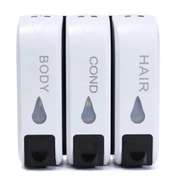 3 x 350mL Wall Mounted Bathroom Soap Dispenser