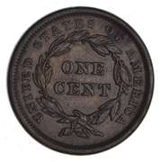 1840 Braided Hair Large Cent - Sharp
