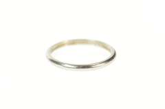 Platinum 2.0mm Classic Simple Rounded Wedding Band Ring