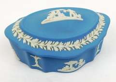 Wedgwood Jasperware Cherub Trinket Box