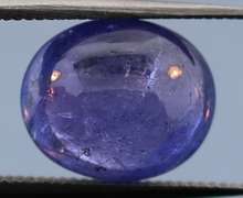 Large 3.11ct UNHEATED blue violet Tanzanite