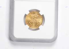 MS70 1994 $10 American Gold Eagle - 1/4 Oz Fine Gold - Graded NGC